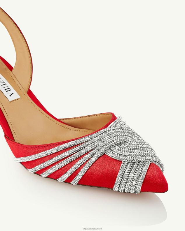 Aquazzura غاتسبي حبال 50 أحمر HNZRT201