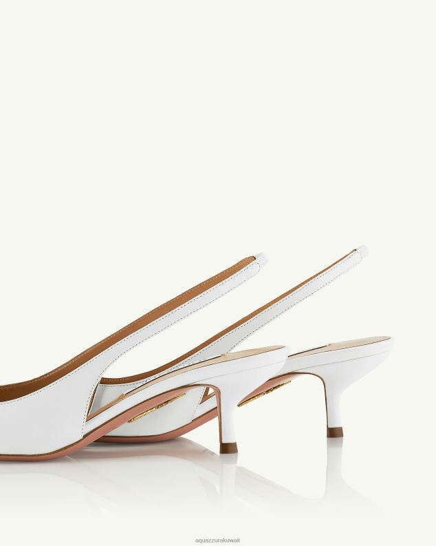 Aquazzura حبال نقية 50 أبيض HNZRT248