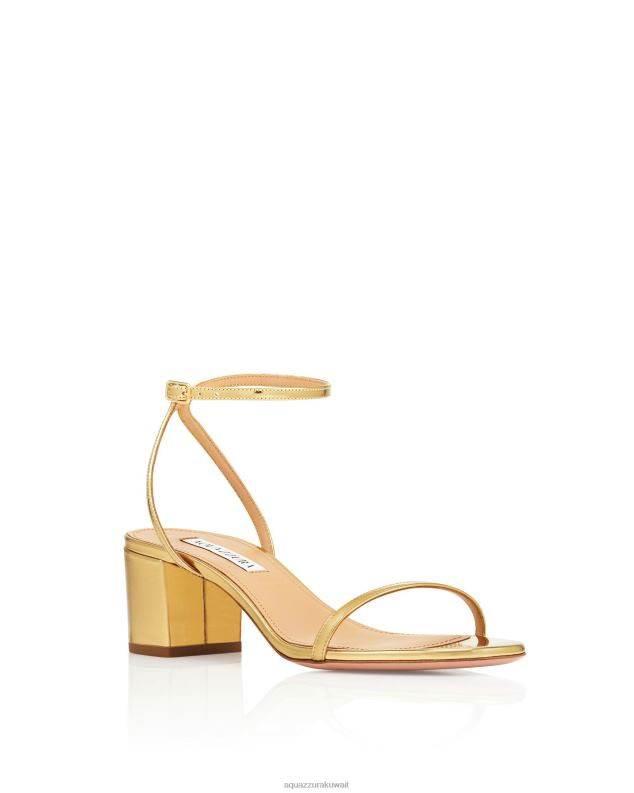 Aquazzura صندل أولي 50 ذهب HNZRT75