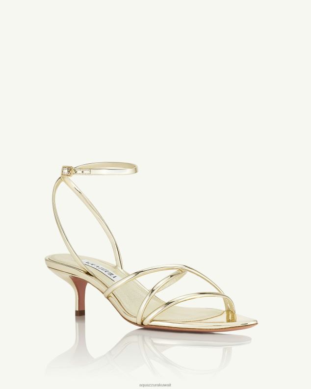 Aquazzura روي صندل 50 ذهب HNZRT76