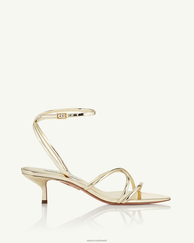 Aquazzura روي صندل 50 ذهب HNZRT76