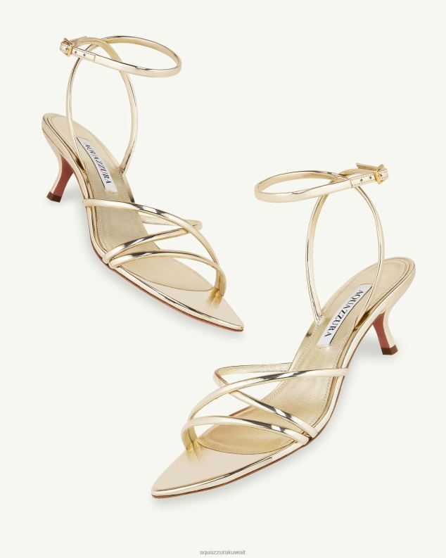 Aquazzura روي صندل 50 ذهب HNZRT76