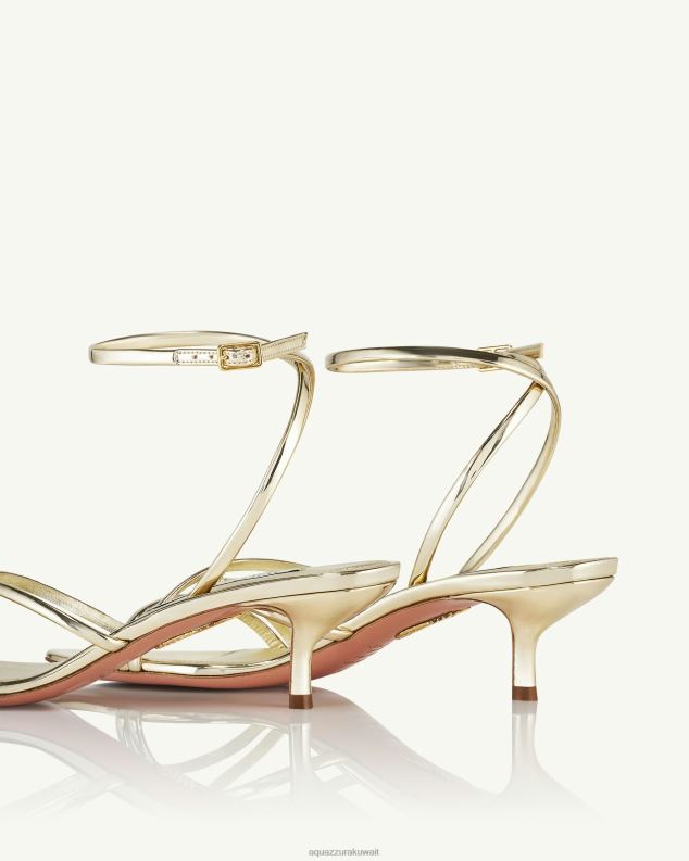 Aquazzura روي صندل 50 ذهب HNZRT76