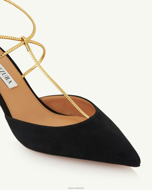 Aquazzura مضخة الرومانسية الرومانية 65 أسود HNZRT214