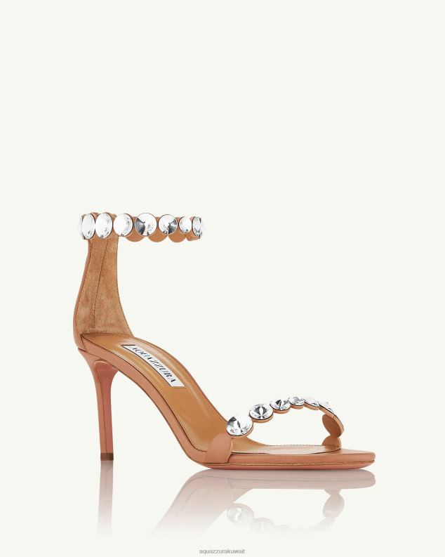 Aquazzura صندل ماكسي تيكيلا 75 لون القرنفل HNZRT101