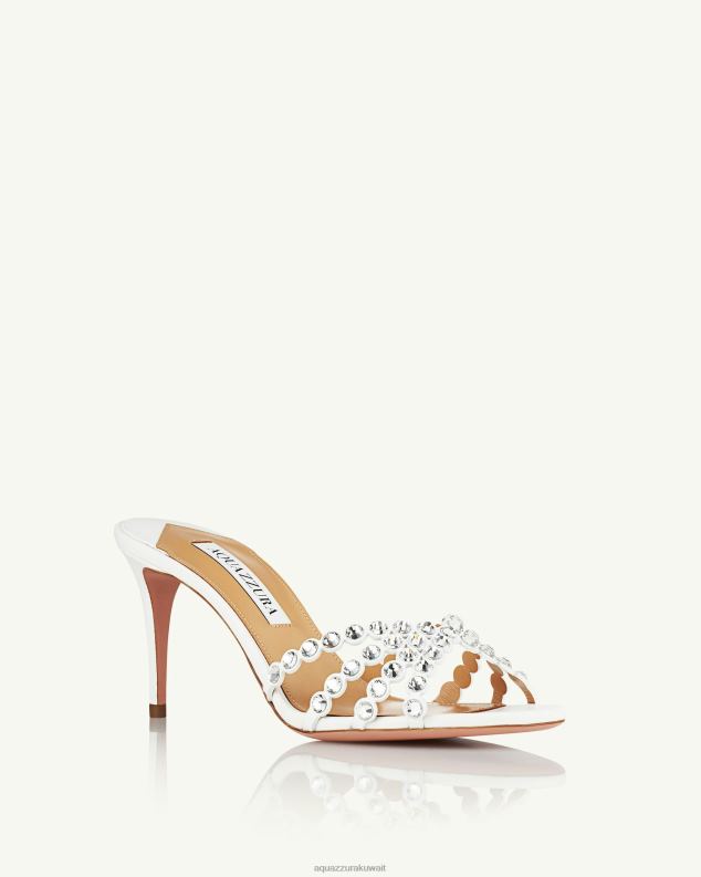 Aquazzura تيكيلا بغل 75 أبيض HNZRT125