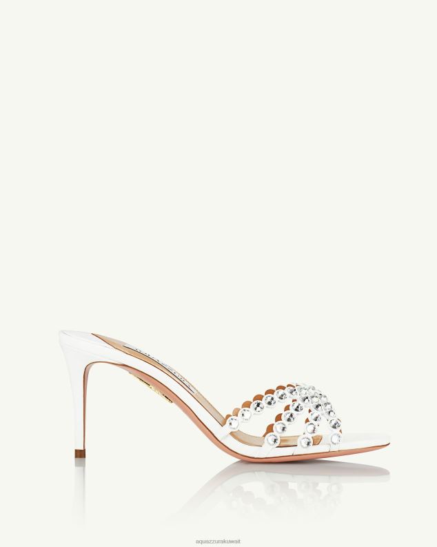 Aquazzura تيكيلا بغل 75 أبيض HNZRT125