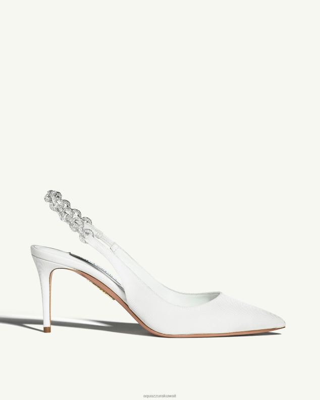 Aquazzura مضخة الحب الارتباط 75 أبيض HNZRT241