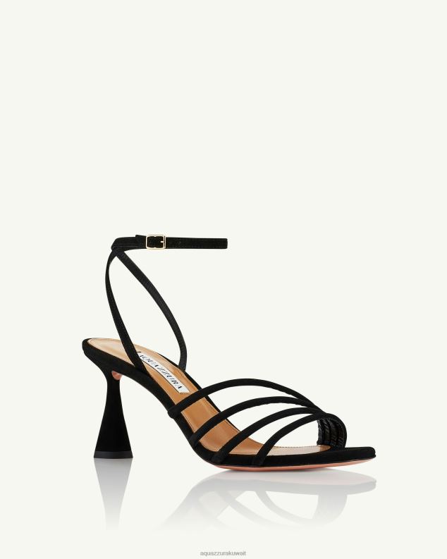 Aquazzura صندل لاتور 75 أسود HNZRT42