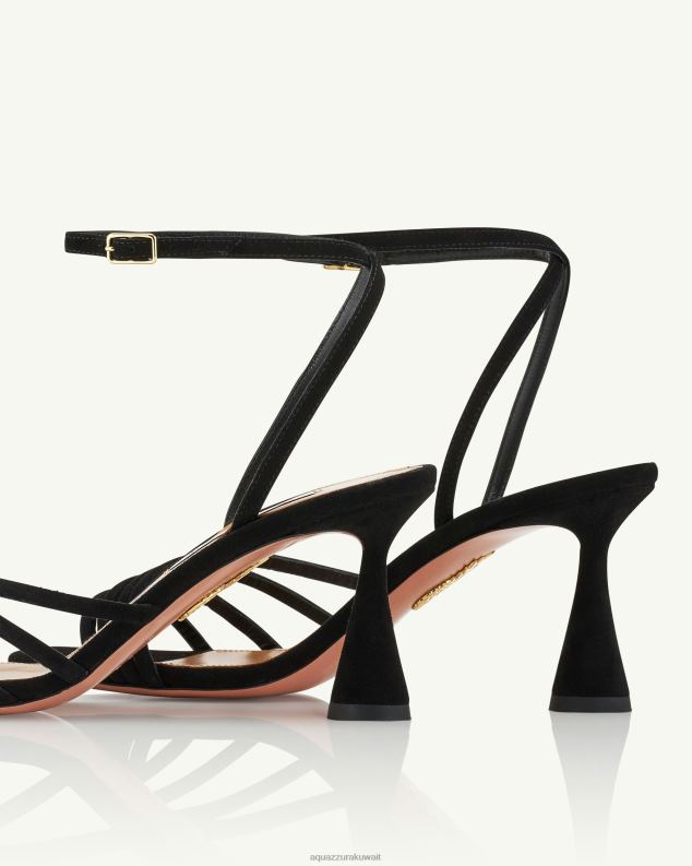 Aquazzura صندل لاتور 75 أسود HNZRT42