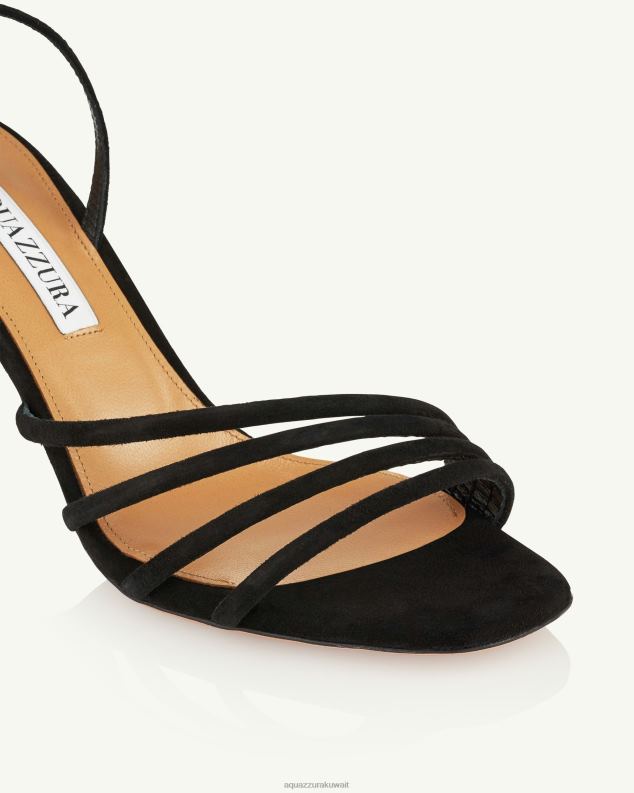 Aquazzura صندل لاتور 75 أسود HNZRT42