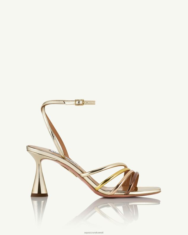 Aquazzura صندل لاتور 75 ذهب HNZRT59