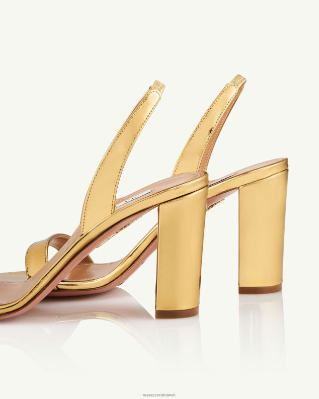 Aquazzura صندل كتلة عارية جدا 85 ذهب HNZRT136