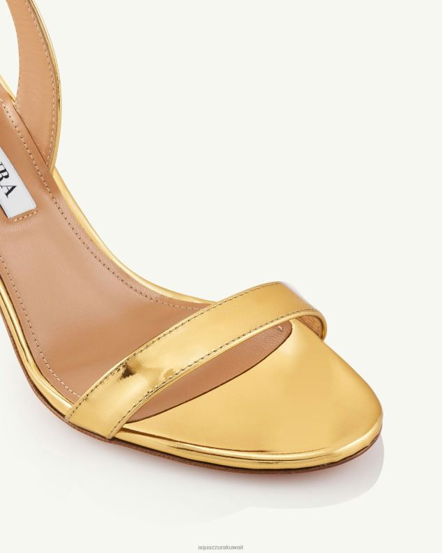 Aquazzura صندل كتلة عارية جدا 85 ذهب HNZRT136