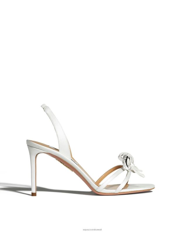 Aquazzura صندل فاتنة 85 أبيض HNZRT164