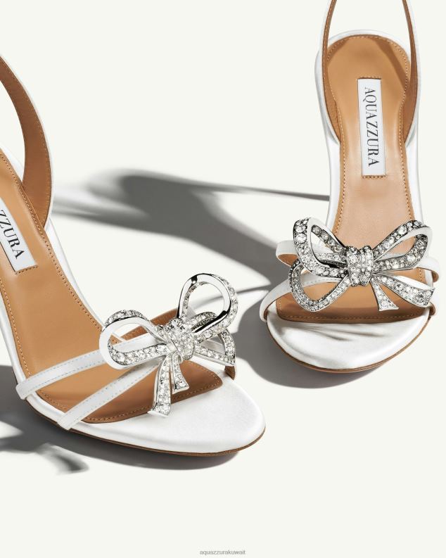 Aquazzura صندل فاتنة 85 أبيض HNZRT164