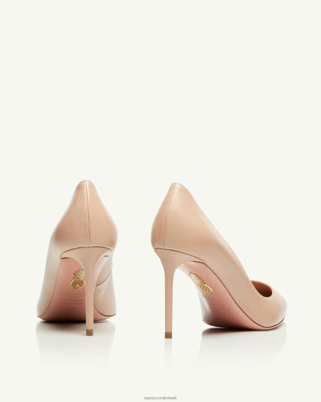 Aquazzura مضخة نقية 85 اللون البيج HNZRT219