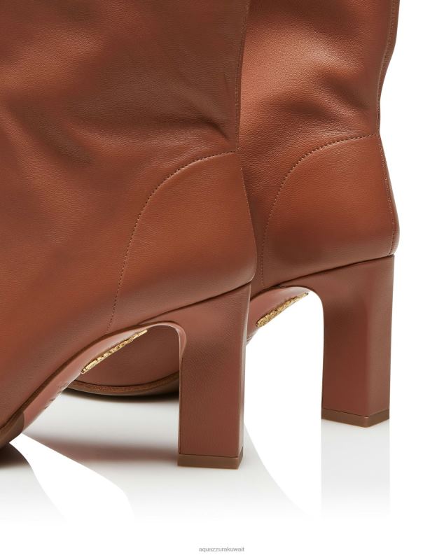 Aquazzura حذاء مانزوني 85 بني HNZRT297