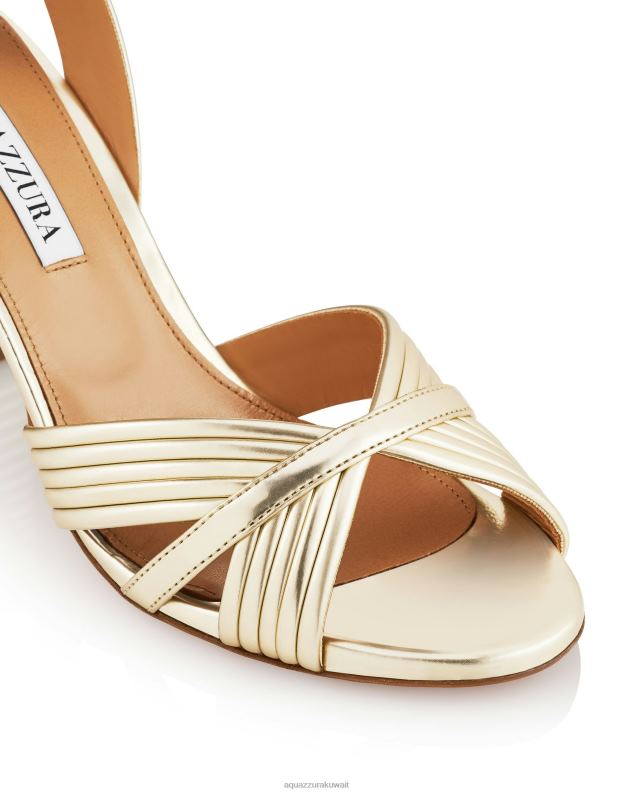 Aquazzura صندل صندانس جدا 85 ذهب HNZRT57