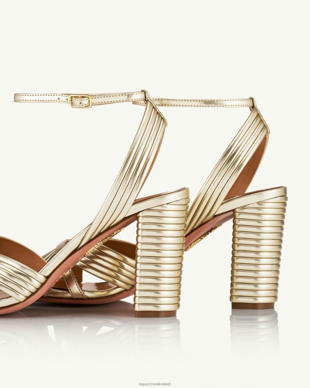 Aquazzura صندل صندانس جدا 85 ذهب HNZRT57