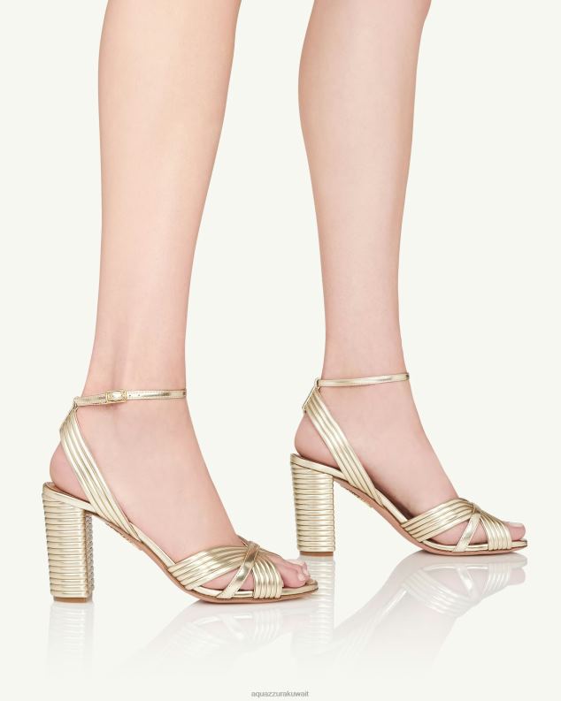 Aquazzura صندل صندانس جدا 85 ذهب HNZRT57