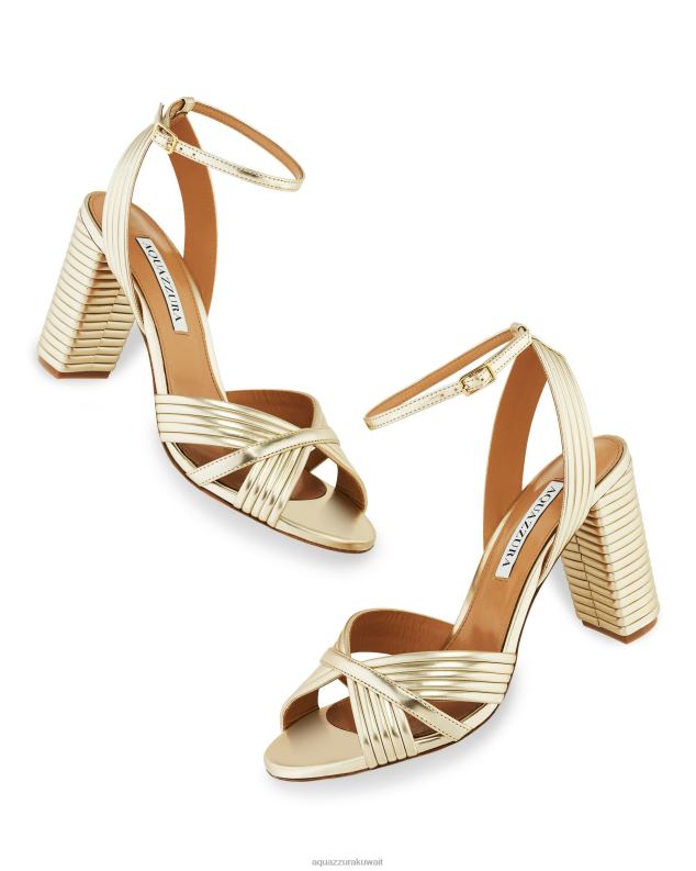 Aquazzura صندل صندانس جدا 85 ذهب HNZRT57