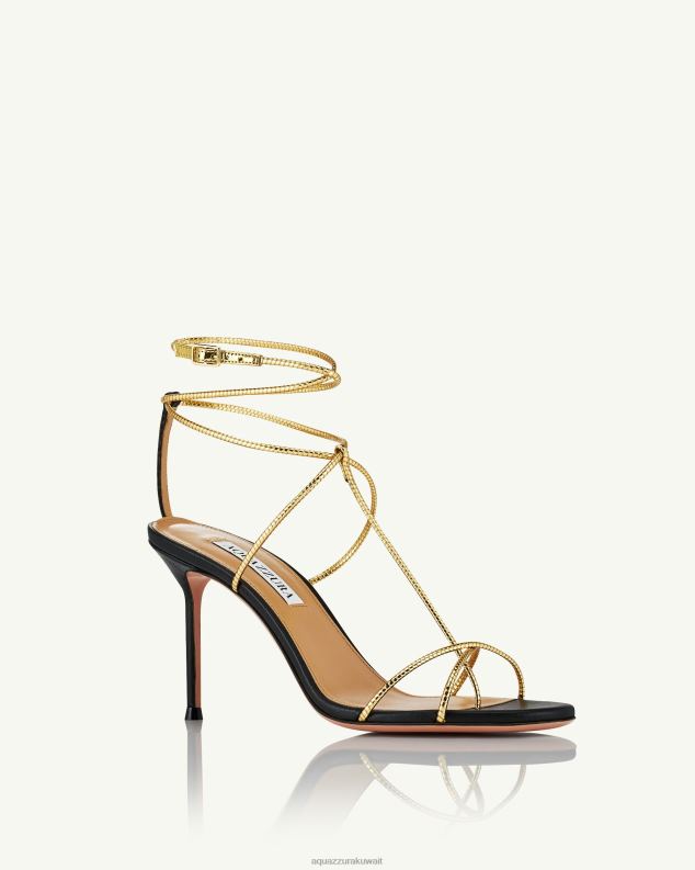 Aquazzura صندل رومانسي روماني 85 أسود HNZRT6