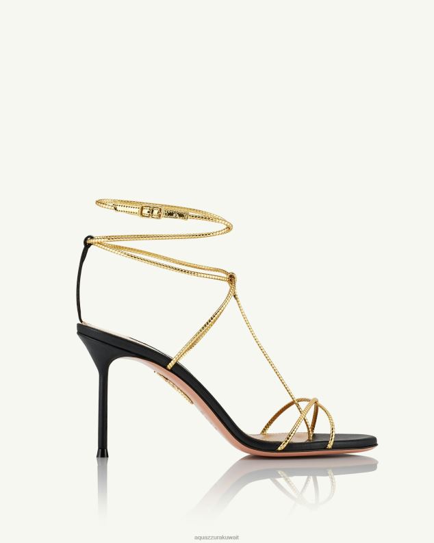 Aquazzura صندل رومانسي روماني 85 أسود HNZRT6