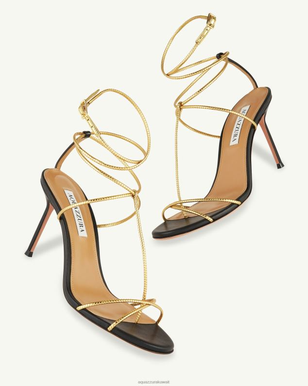 Aquazzura صندل رومانسي روماني 85 أسود HNZRT6