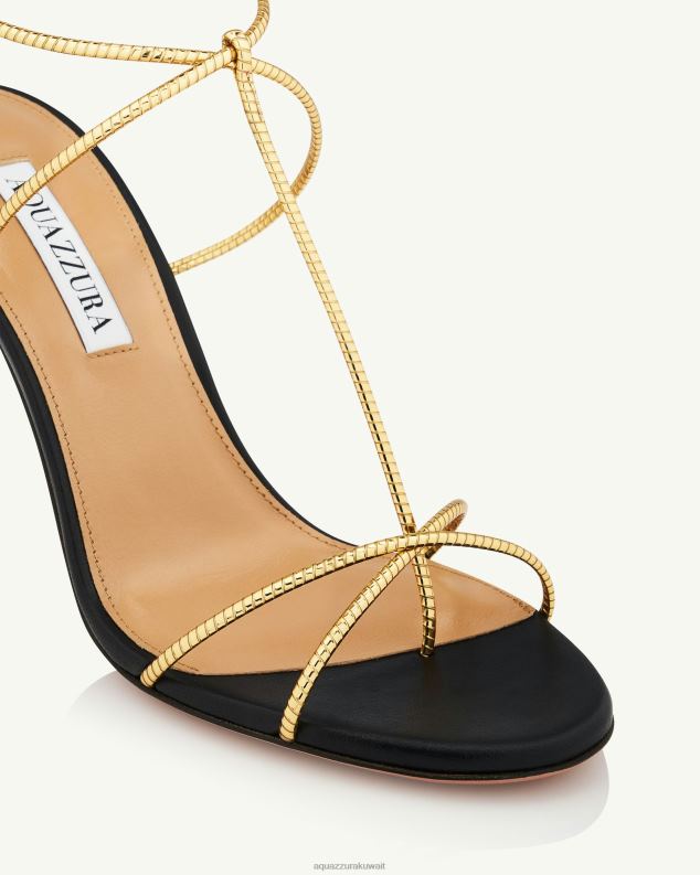 Aquazzura صندل رومانسي روماني 85 أسود HNZRT6