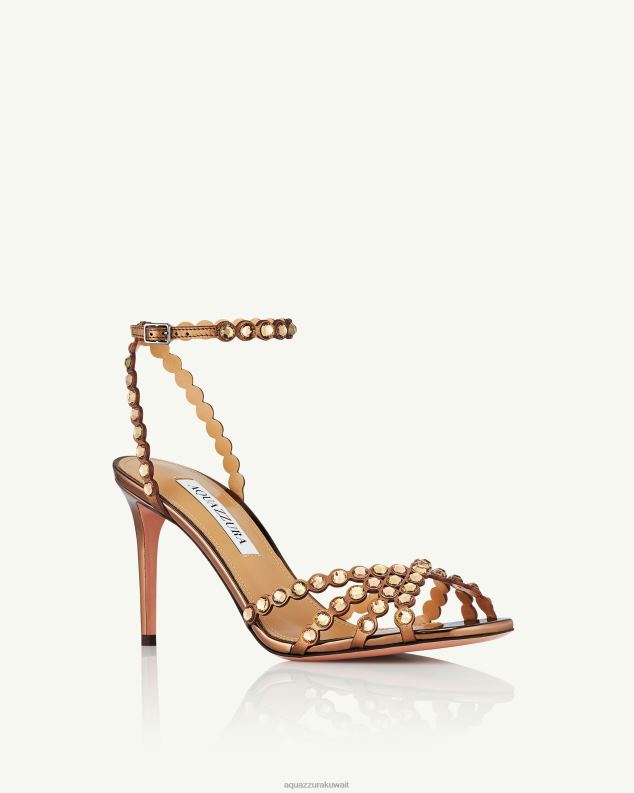 Aquazzura صندل تيكيلا 85 بني HNZRT86