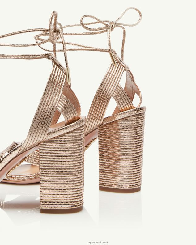 Aquazzura آري صندل 85 ذهب HNZRT89